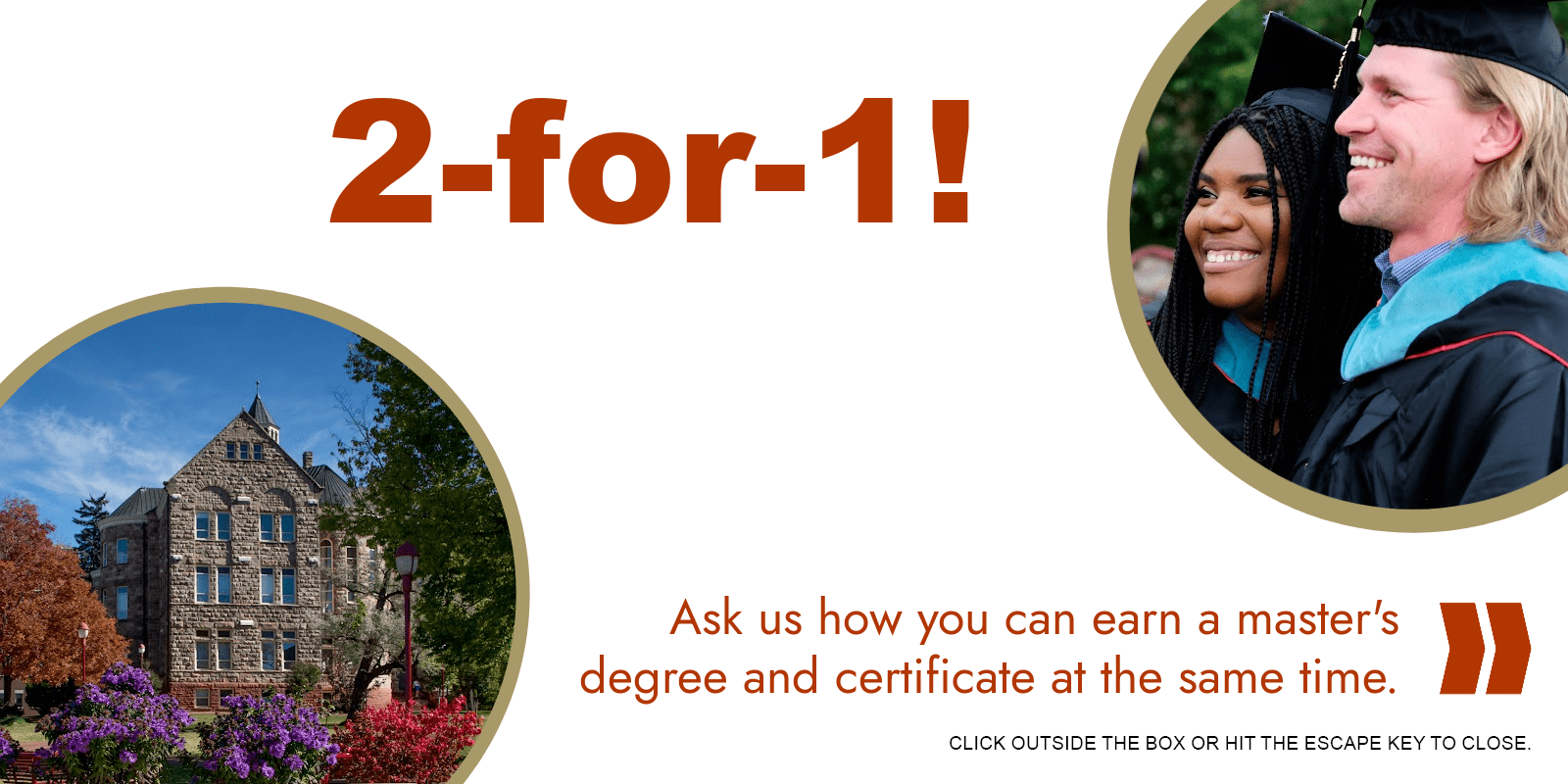 Earn a graduate degree and certificate at the same time.